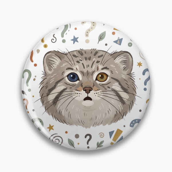 Item preview, Pallas Cat (Manul) | Cute Floofy Wild Cat Meme Design designed and sold by HelgaCraftery.