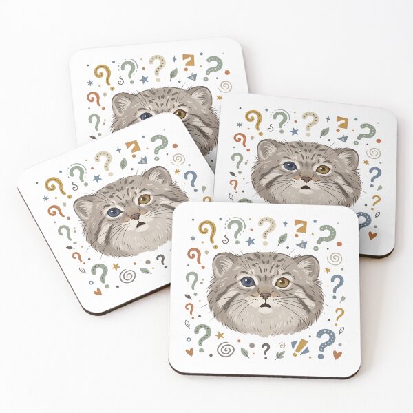 Item preview, Pallas Cat (Manul) | Cute Floofy Wild Cat Meme Design designed and sold by HelgaCraftery.