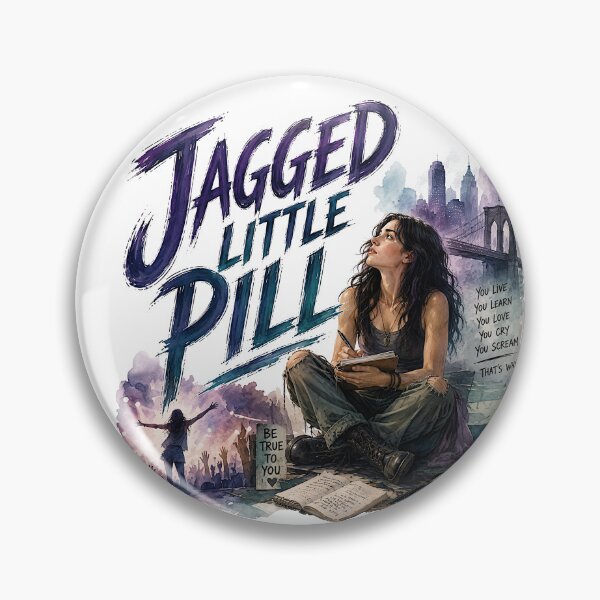 Item preview, Jagged Little Pill the Musical designed and sold by Lyric Vault - Rock on.