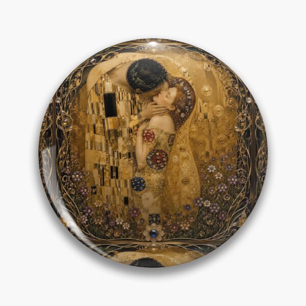 Item preview, Luxury​ the Kiss in Art​ Nouveau​ Style​ designed and sold by Adisak-designs.