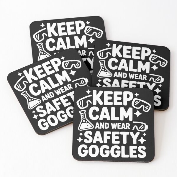 Item preview, Keep Calm and Wear Safety Goggles designed and sold by theartfulaspie.