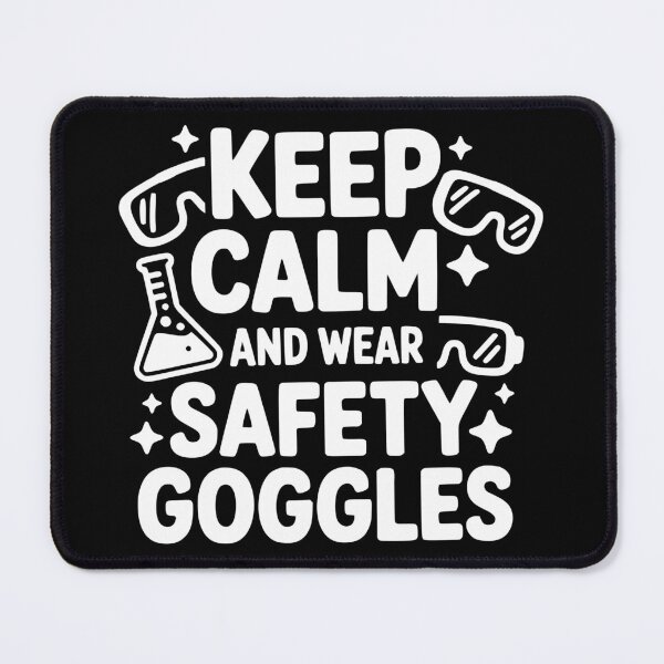 Item preview, Keep Calm and Wear Safety Goggles designed and sold by theartfulaspie.