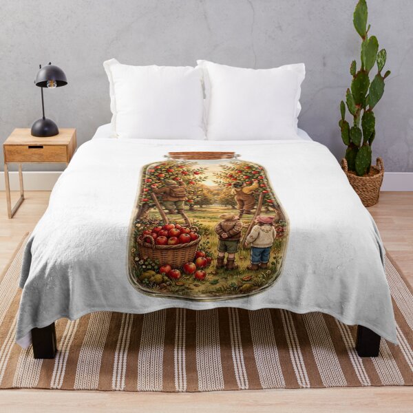 Item preview, Apple Picking in a Jar - Cozy Fall Orchard Family Autumn designed and sold by Neurospicy Trolls.
