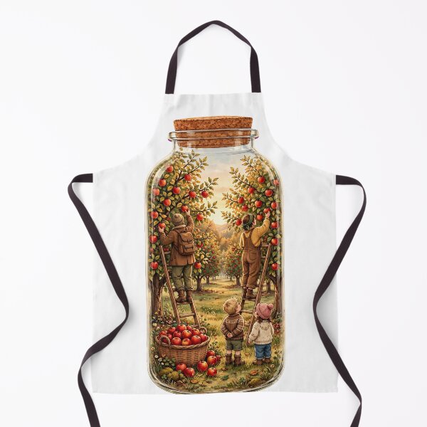 Item preview, Apple Picking in a Jar - Cozy Fall Orchard Family Autumn designed and sold by Neurospicy Trolls.