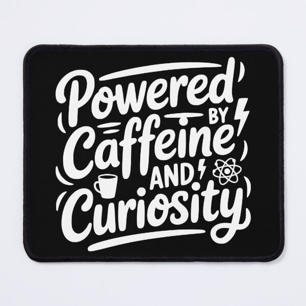 Item preview, Powered by Caffeine and Curiosity designed and sold by theartfulaspie.