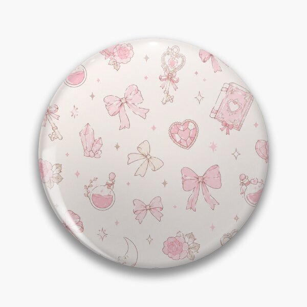 Item preview, Coquette Bow Pink Romantic Hearts Magic Girl Pattern Graphic Tee designed and sold by TM DESIGNS AND MORE.