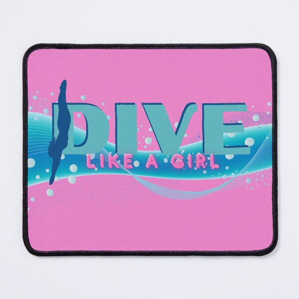 Item preview, Dive Like a Girl! designed and sold by With-Odin.