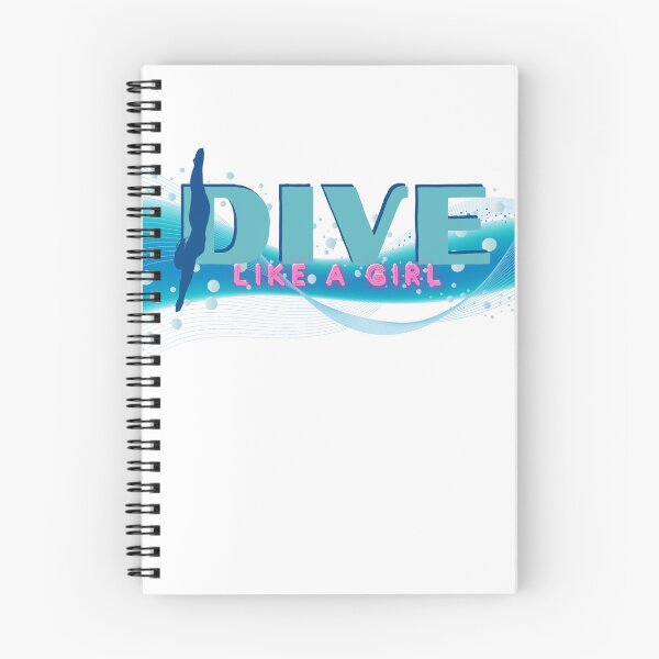 Item preview, Dive Like a Girl! designed and sold by With-Odin.