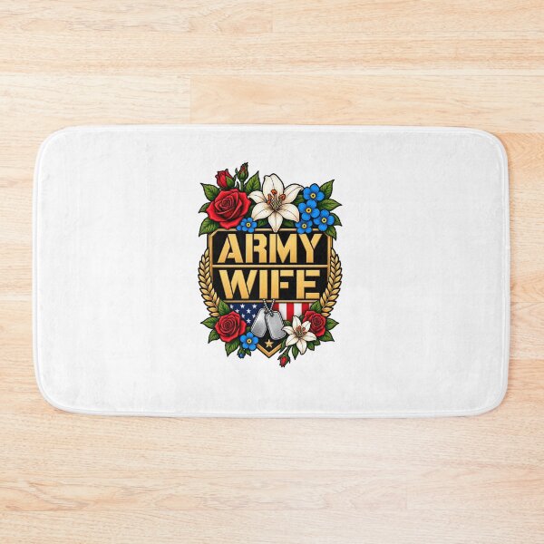 Item preview, Army Wife Floral designed and sold by Worn With Honor.