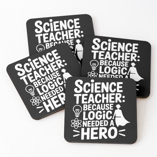 Item preview, Science Teacher Because Logic Needed a Hero designed and sold by theartfulaspie.