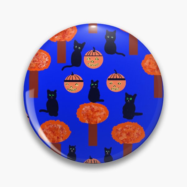 Item preview, Halloween Cats and Pumpkins designed and sold by Elaine M Hayward .