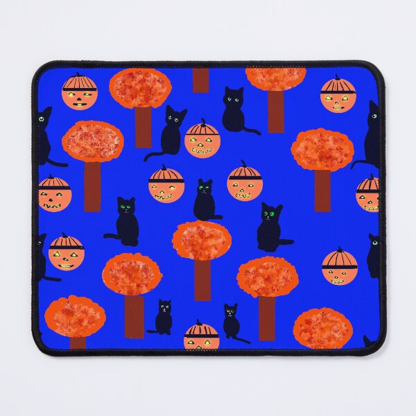 Item preview, Halloween Cats and Pumpkins designed and sold by Elaine M Hayward .