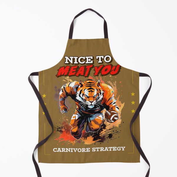 Item preview, Nice to Meat You – Funny Carnivore Diet Tiger Design designed and sold by Anetta86.