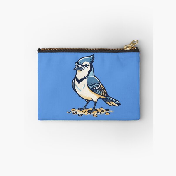 Item preview, Grumpy Blue Jay – Tiny Bird Big Attitude designed and sold by JenniferMoren.
