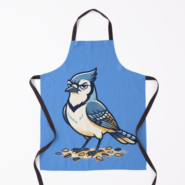 Item preview, Grumpy Blue Jay – Tiny Bird Big Attitude designed and sold by JenniferMoren.
