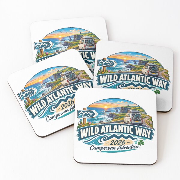 Item preview, Campervan Ireland Atlantic Way 2026 designed and sold by REAL IRISH GIFTS.