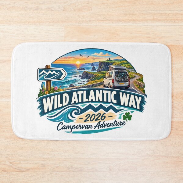 Item preview, Campervan Ireland Atlantic Way 2026 designed and sold by REAL IRISH GIFTS.