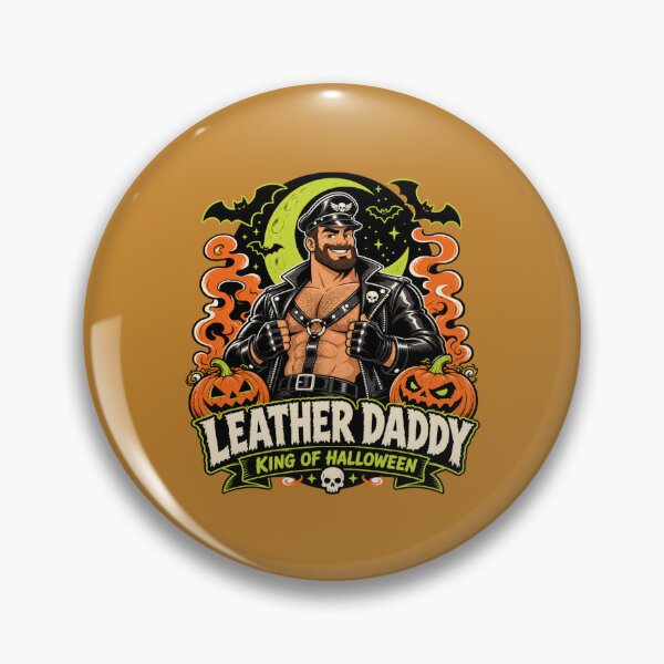 Item preview, Leather Daddy King of Halloween  designed and sold by BearLoveDesign.