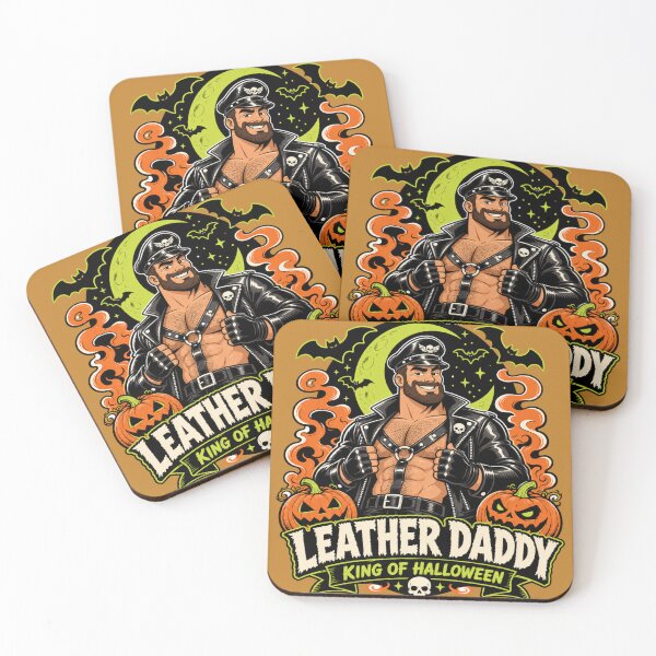 Item preview, Leather Daddy King of Halloween  designed and sold by BearLoveDesign.