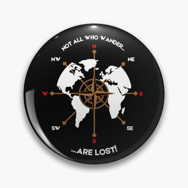 Item preview, Not All Who Wander Are Lost Compass Travel designed and sold by SteCreator.