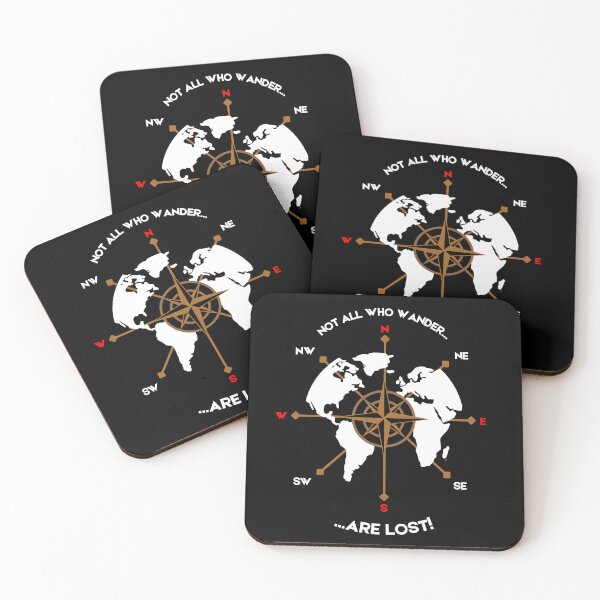 Item preview, Not All Who Wander Are Lost Compass Travel designed and sold by SteCreator.
