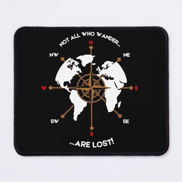 Item preview, Not All Who Wander Are Lost Compass Travel designed and sold by SteCreator.