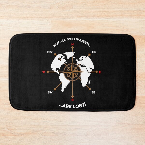 Item preview, Not All Who Wander Are Lost Compass Travel designed and sold by SteCreator.