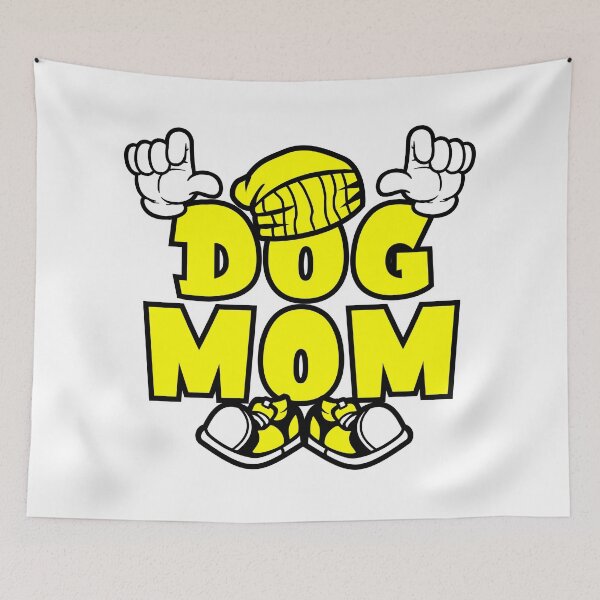 Item preview, DOG MOM - PETS Cartoon Character Bold Retro designed and sold by NFTWords.