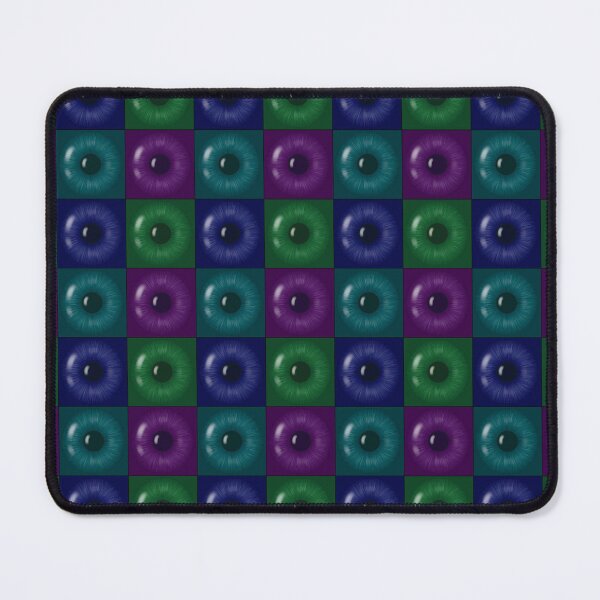 Item preview, Pattern with eyes in blue, green, purple and cyan designed and sold by Cherevan.