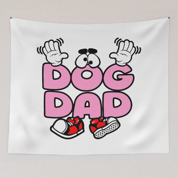 Item preview, DOG DAD - PETS Typography Character Bold Funny designed and sold by NFTWords.