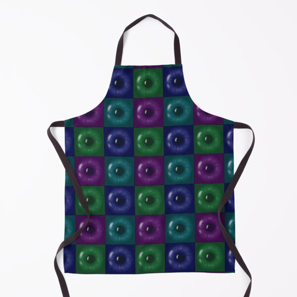 Item preview, Pattern with eyes in blue, green, purple and cyan designed and sold by Cherevan.