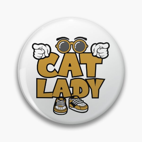 Item preview, CAT LADY - PETS Words Character Bold Retro designed and sold by NFTWords.