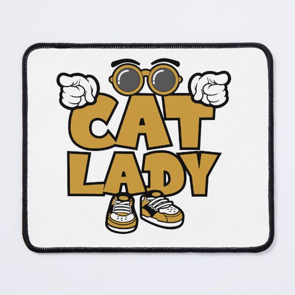 Item preview, CAT LADY - PETS Words Character Bold Retro designed and sold by NFTWords.