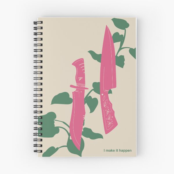 Item preview, Knife - Guns and Flowers Pink designed and sold by bbgalindo.
