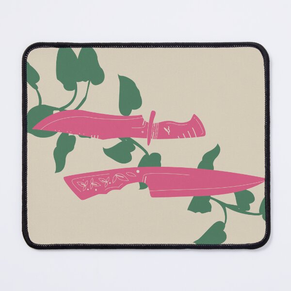 Item preview, Knife - Guns and Flowers Pink designed and sold by bbgalindo.