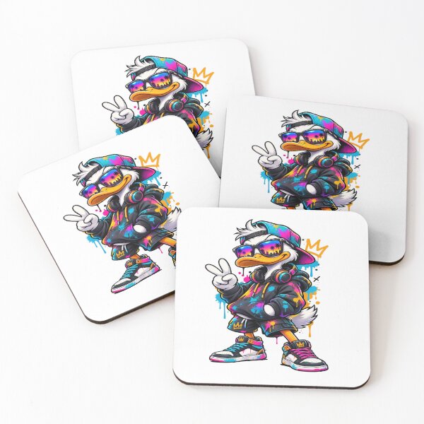 Item preview, Cool Graffiti Duck Streetwear Character designed and sold by JMDG Studio.