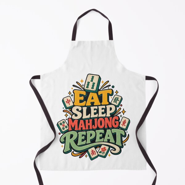 Item preview, Eat Sleep Mahjong Repeat, Mahjong Tile Game Players Performance Funny Gaming Humor Lovers designed and sold by Teeture.