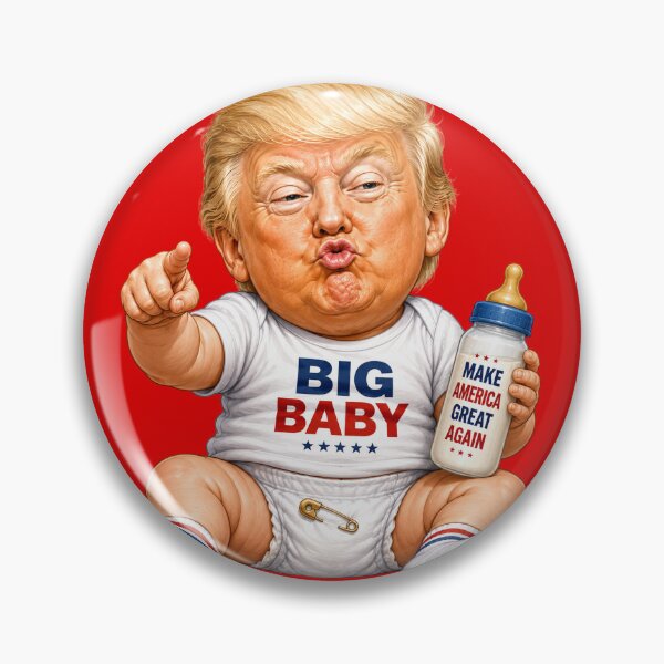 Item preview, Attention seeking big baby Trump designed and sold by Living-Colors.
