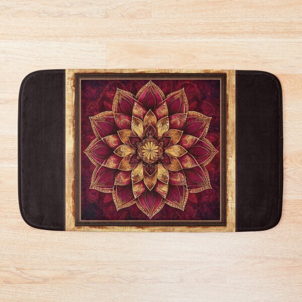 Item preview, 3d Render: Lotus Mandala, Rich Burgundy And designed and sold by Checho30.