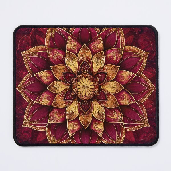 Item preview, 3d Render: Lotus Mandala, Rich Burgundy And designed and sold by Checho30.