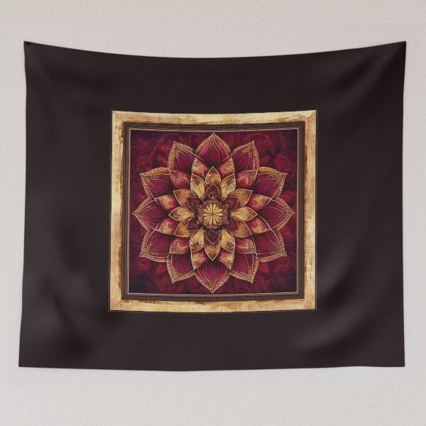 Item preview, 3d Render: Lotus Mandala, Rich Burgundy And designed and sold by Checho30.