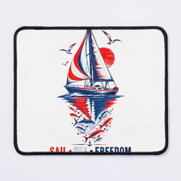 Item preview, Sail • Sea • Freedom | Sailboat & Ocean Design designed and sold by NucciCollective.