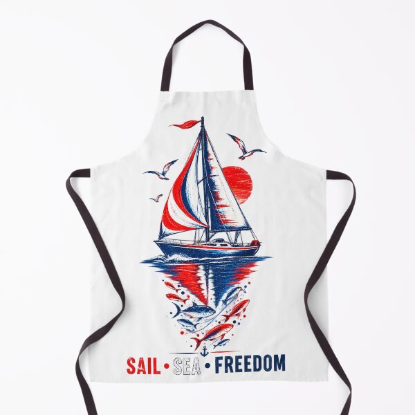 Item preview, Sail • Sea • Freedom | Sailboat & Ocean Design designed and sold by NucciCollective.