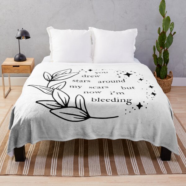 Item preview, Cardgian Lyrics | Evermore | You drew stars around my scars but now i'm bleeding designed and sold by odetospace.