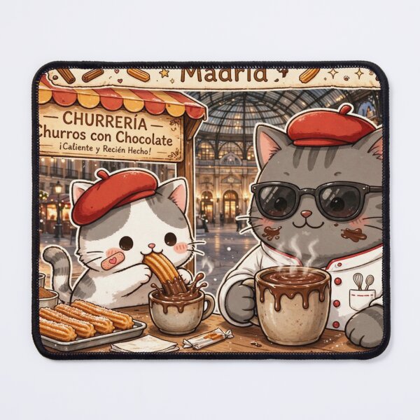 Item preview, Freda and Junior Paella Chef Valencia - Kawaii Spanish Cooking Cats designed and sold by MAISON SYLVIE.