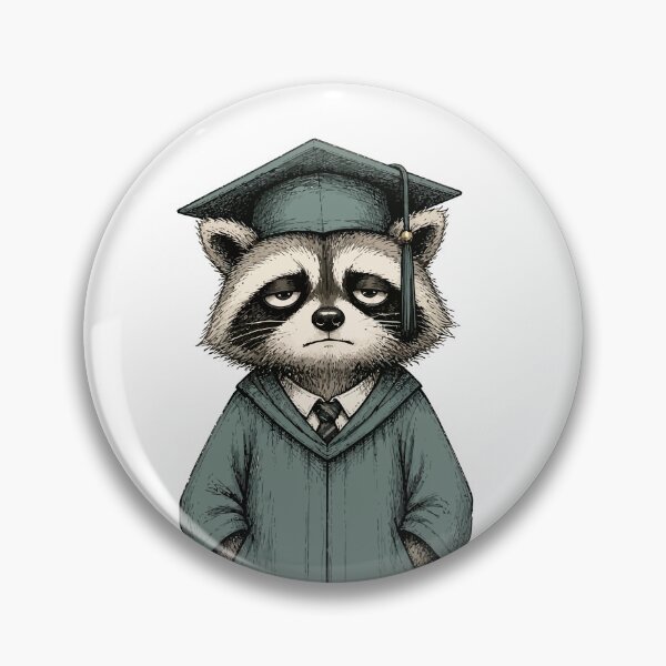 Item preview, Graduate Raccoon designed and sold by Orivane Shop.