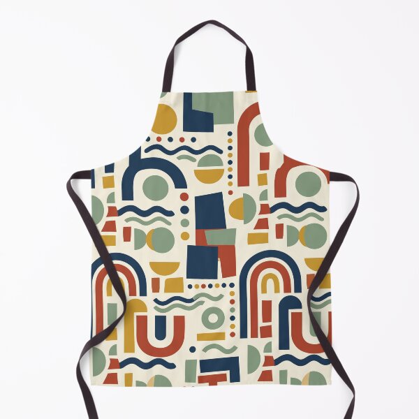 Item preview, Mid-Century Modern Abstract Geometric Arches Pattern designed and sold by artistastshirt.