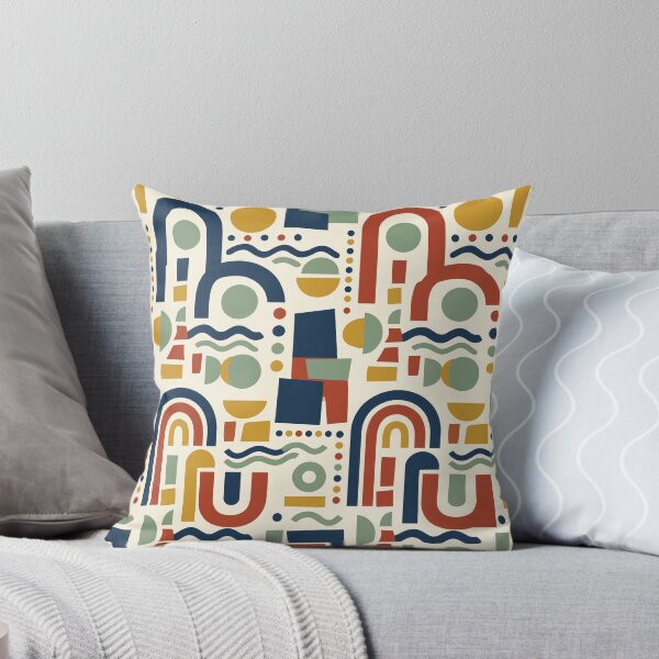 Item preview, Mid-Century Modern Abstract Geometric Arches Pattern designed and sold by artistastshirt.