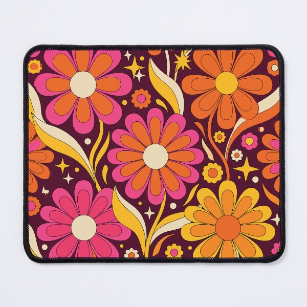 Item preview, Groovy 70s Retro Daisy Flower Power Pattern designed and sold by artistastshirt.