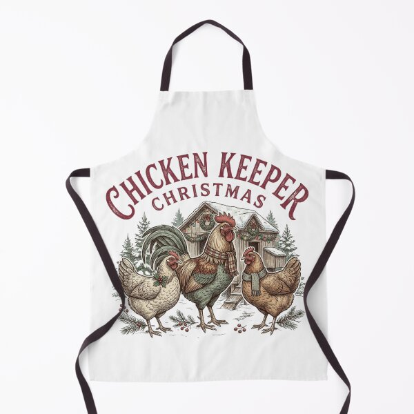Item preview, Chicken Keeper Christmas Vintage Backyard Poultry Coop Farmer Emblem designed and sold by raedattia.
